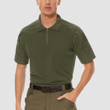 Men's Tactical 1/4 Zip Camo Shirts | Slim Fit
