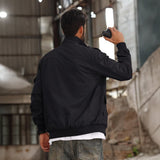 Men's Tactical Cargo Jackets Stand Collar Cotton Casual Jacket