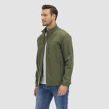 Men's Tactical Fleece-Lined Soft Shell Winter Jacket