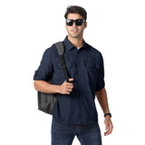 Men's Tactical Shirt, Quick-Dry & UV Protection for Hiking
