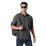 Men's Tactical Shirt, Quick-Dry & UV Protection for Hiking