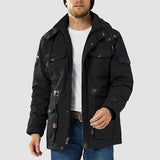 Men's Fleece Lined Parka Winter Military Jacket