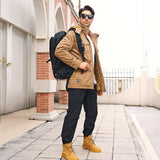 Men's Fleece Lined Parka Winter Military Jacket