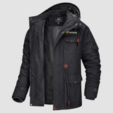 Men's Fleece Lined Parka Winter Military Jacket