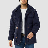 Men's Fleece Lined Parka Winter Military Jacket