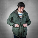 Men's Fleece Lined Parka Winter Military Jacket