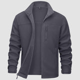 Men's Winter Fleece Jacket with 3 Pockets for Hiking & Outdoor