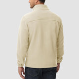 Men's Winter Fleece Jacket with 3 Pockets for Hiking & Outdoor