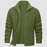 Men's Winter Fleece Jacket with 3 Pockets for Hiking & Outdoor