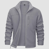 Men's Winter Fleece Jacket with 3 Pockets for Hiking & Outdoor