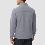Men's Winter Fleece Jacket with 3 Pockets for Hiking & Outdoor