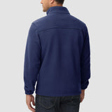 Men's Winter Fleece Jacket with 3 Pockets for Hiking & Outdoor
